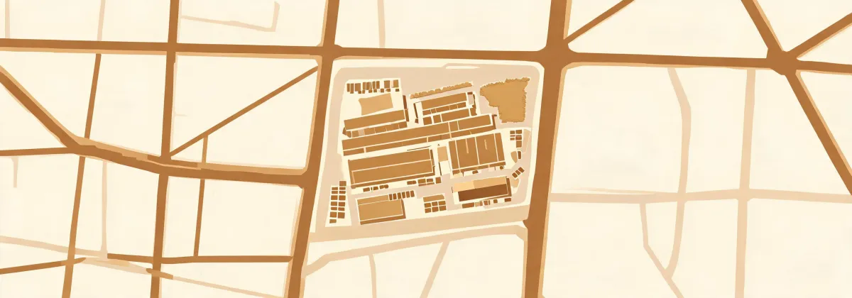 Map illustration of Fypon millwork support office district